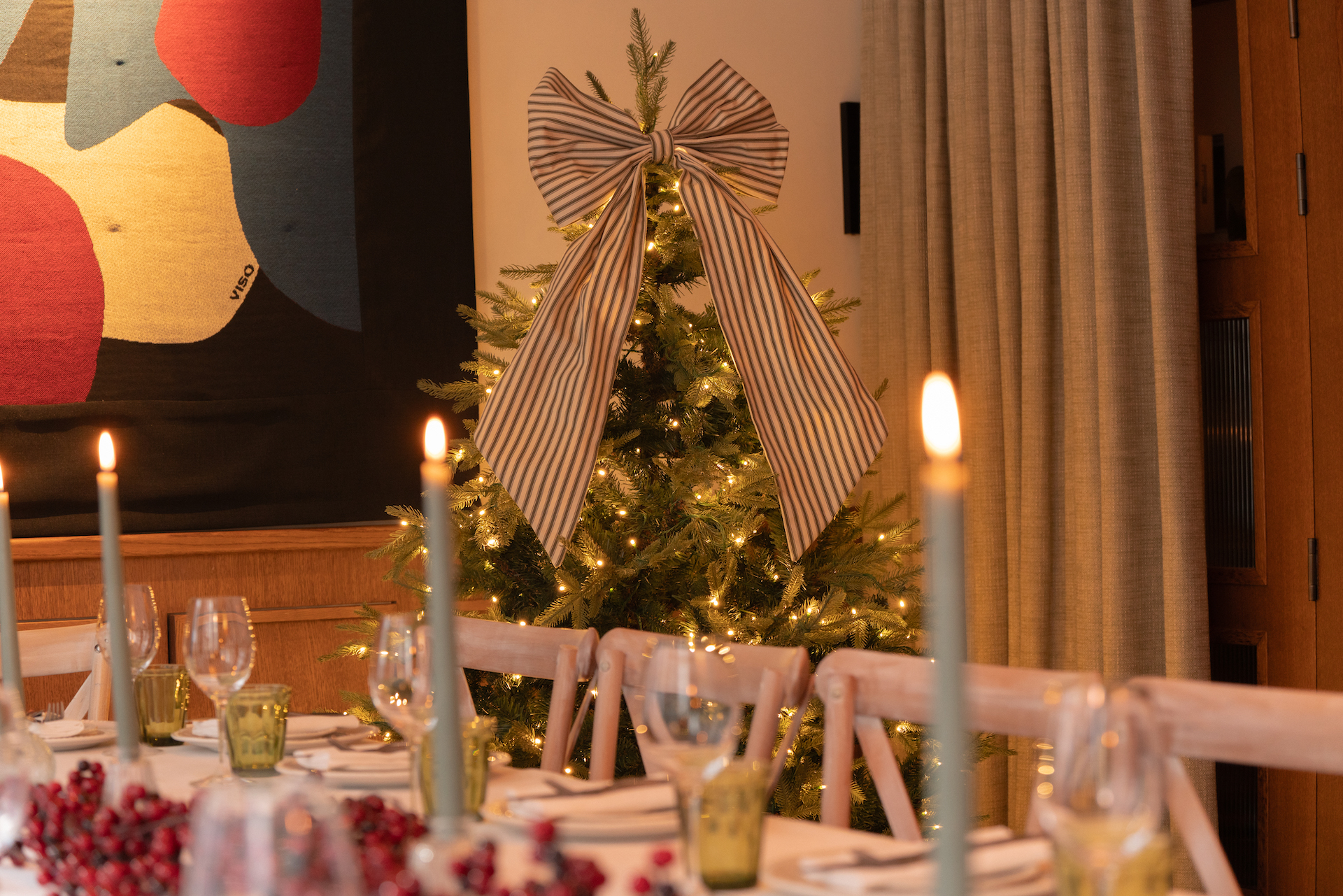 Christmas Dining at 1 Warwick Members House