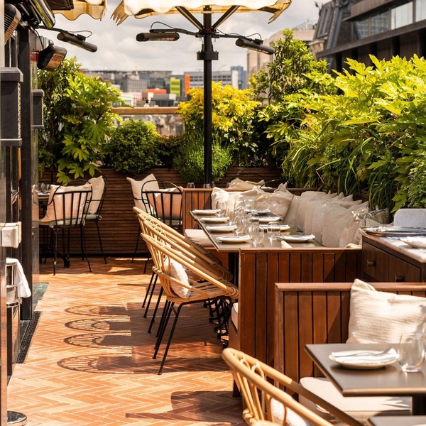 Yasmin Rooftop Bar & Restaurant, Soho London, 1 Warwick by Maslow's