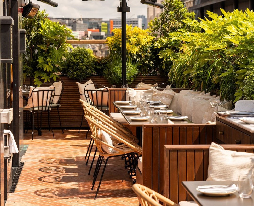 Yasmin Rooftop Bar & Restaurant, Soho London, 1 Warwick by Maslow's