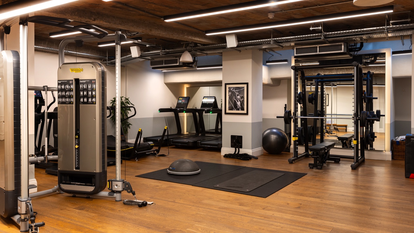 Gym: Mortimer House Members Club with Gym, Fitzrovia London