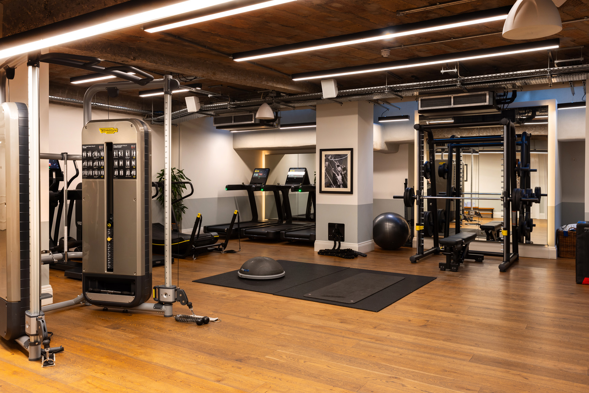 Gym: Mortimer House Members Club with Gym, Fitzrovia London