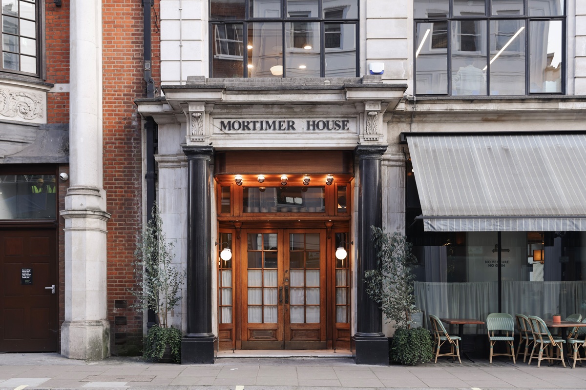 Exterior at Mortimer House Members House, Fitzrovia London