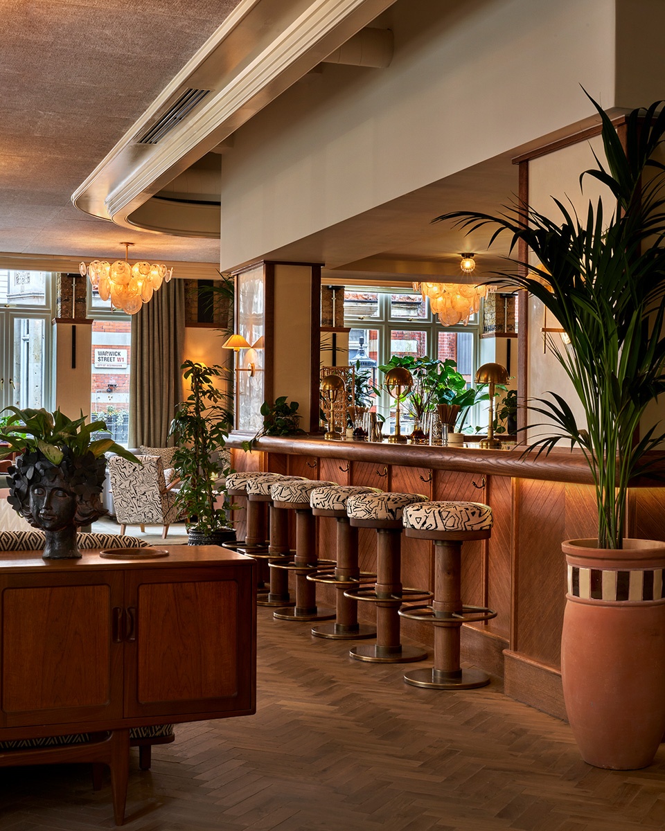 Living Room Bar at 1 Warwick, Soho Members House and Workspace in London