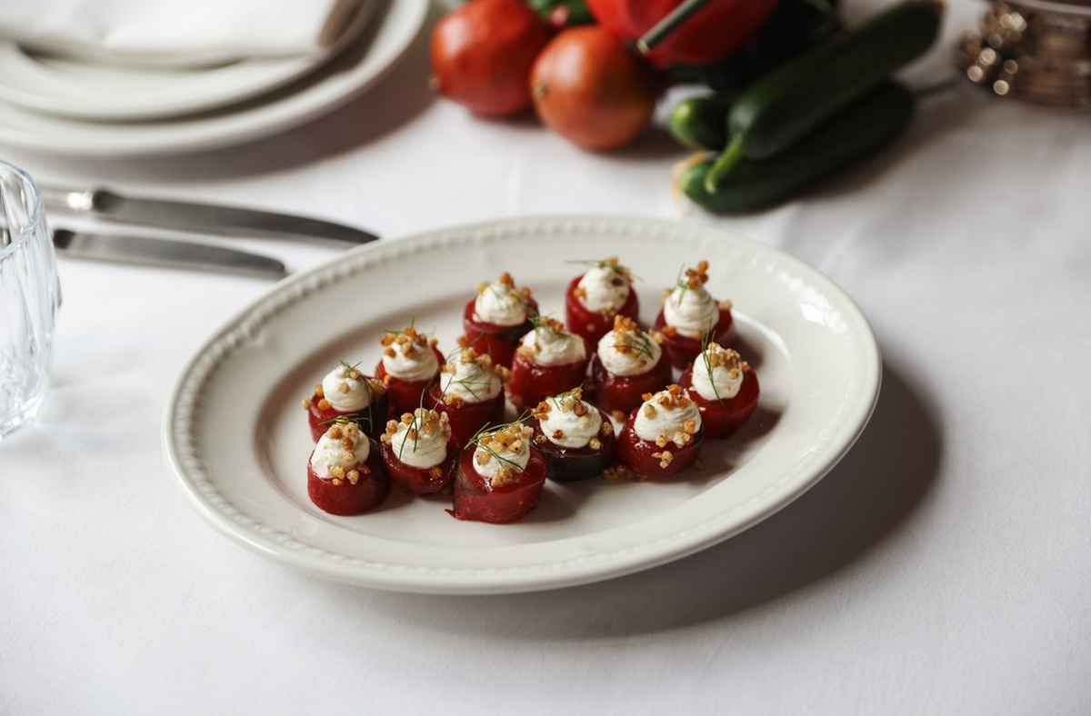 Private Hire Canapes Mortimer House Kitchen, Fitzrovia