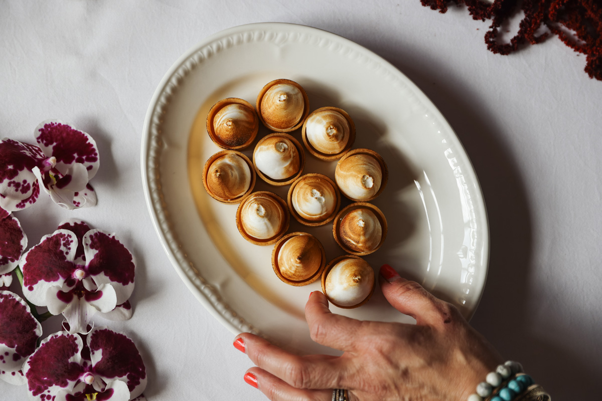 Lemon Meringe Tart Mortimer House Kitchen, Maslow's Fitzrovia London Event Venue