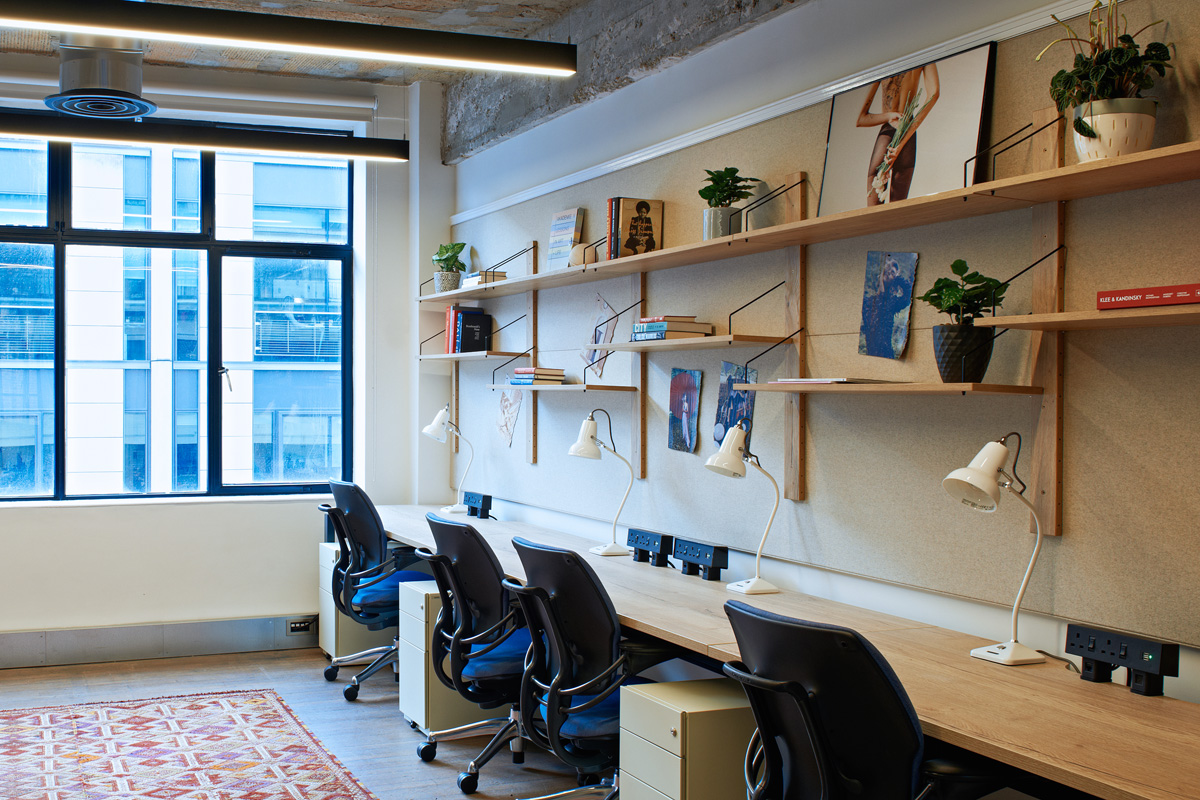 8 Person Private Study at Mortimer House Members House & Workspace in Fitzrovia, London