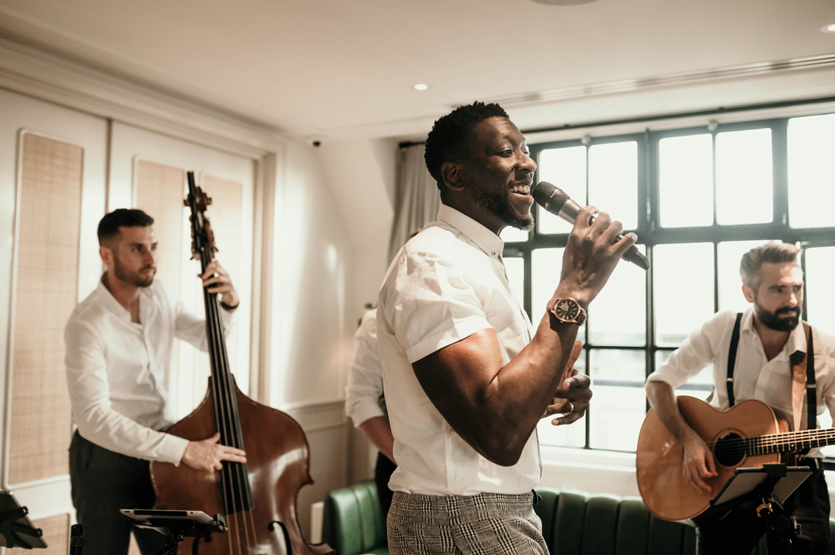 Becci and George Wedding at Loft & Gallery, Mortimer House Wedding Venue Fitzrovia London