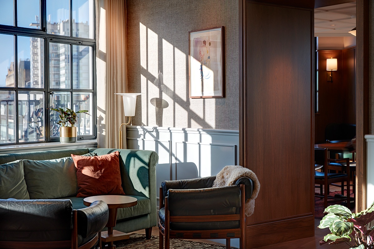 Mortimer House Living Room, Members House and Workspace Fitzrovia - Ed Reeve