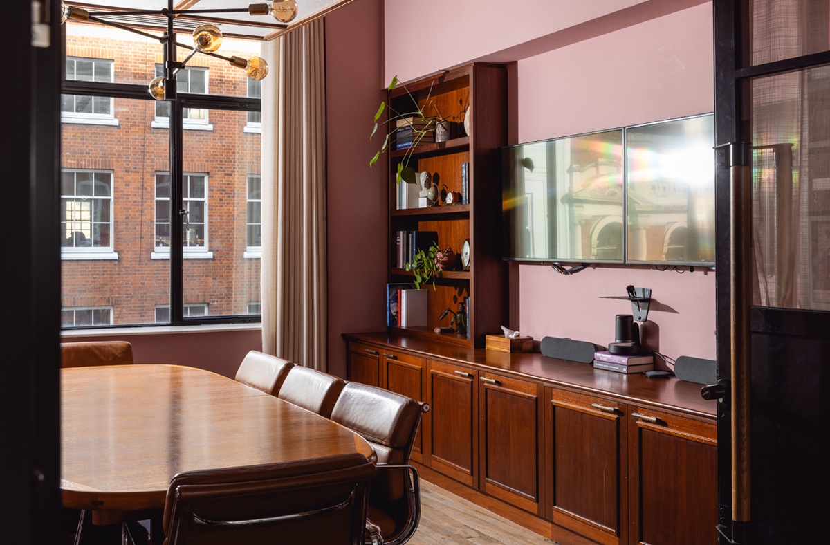 Boardroom 2 Meeting Room Setup at Mortimer House by Maslows, Members Club Fitzrovia London