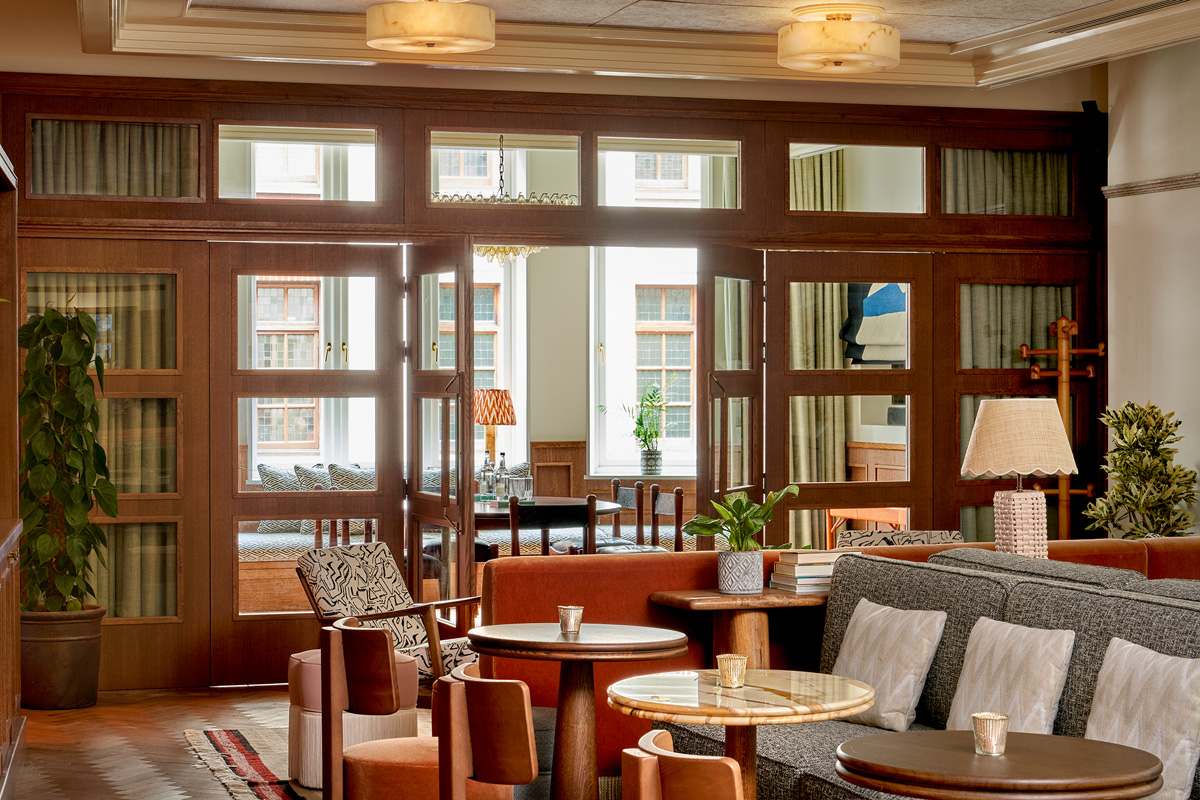 The Drawing Room at 1 Warwick Members House, Soho London