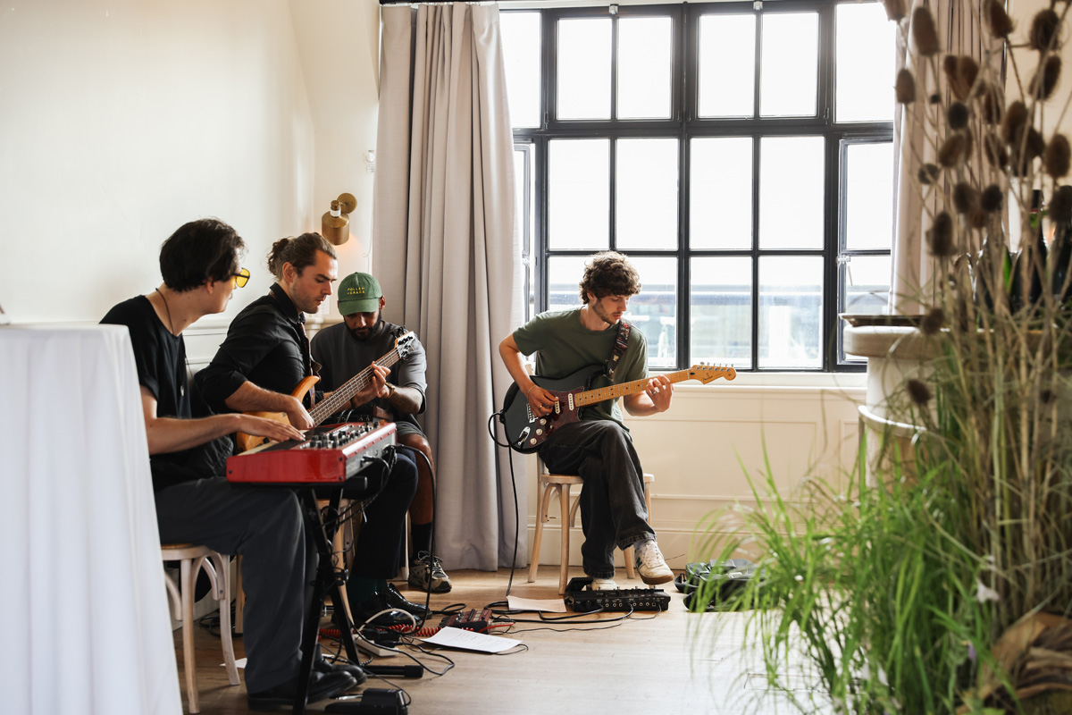 Musicians at Loft & Gallery, Mortimer House Event Space Fitzrovia