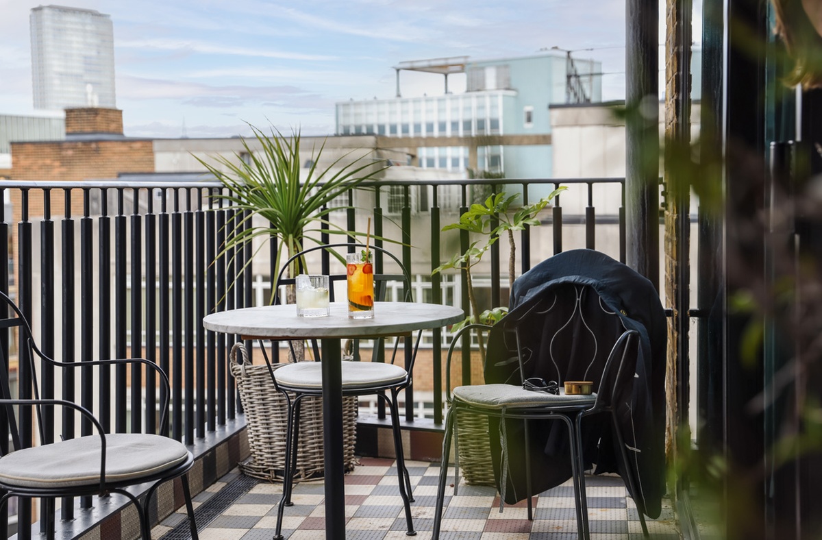 Terrace at Loft & Gallery, Mortimer House Event Space Fitzrovia
