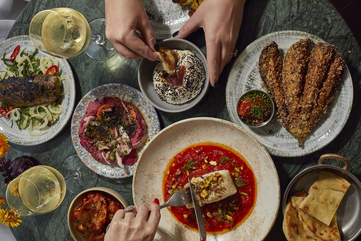 Middle Eastern Sharing Feast at Yasmin Rooftop, 1 Warwick London