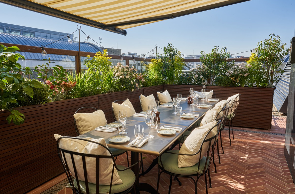 Yasmin West Terrace Event Space in Soho, Fitzrovia at 1 Warwick Members House