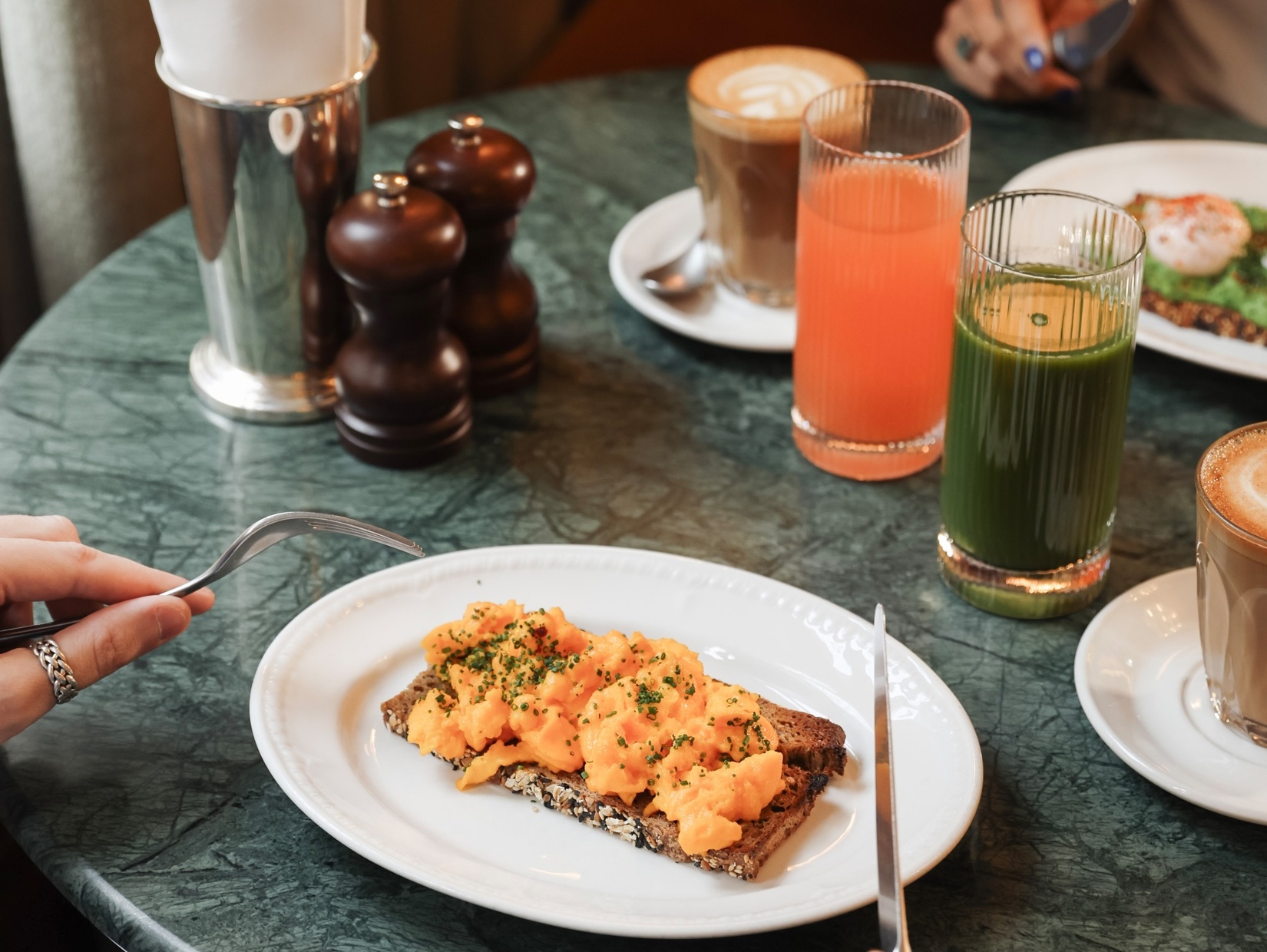 Healthy Food & Drinks at Maslow's Cafe