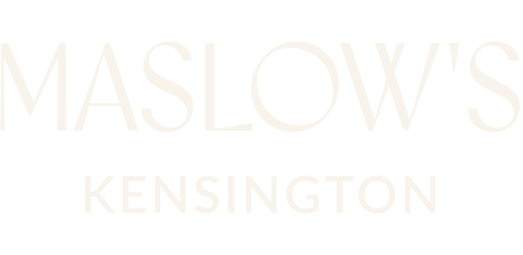 Maslow's Kensington Logo Ivory