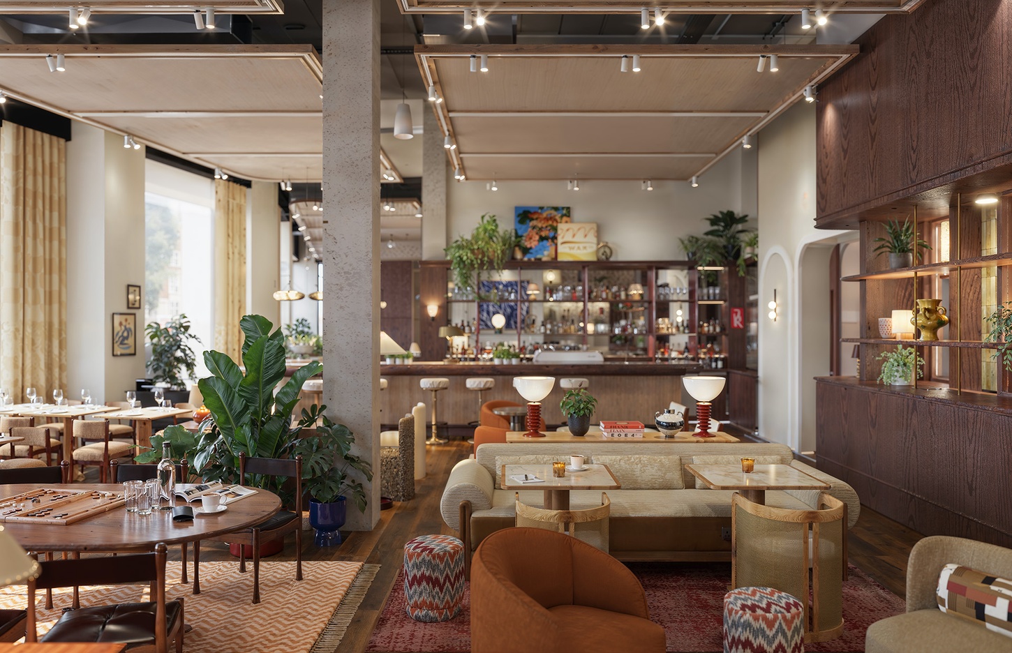 Maslow's Kensington Living Room Cafe - CGI by Mehrai Design