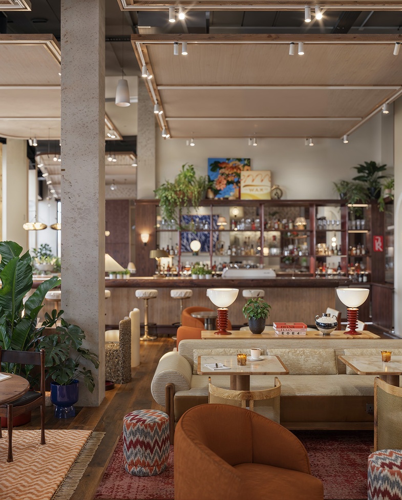 Maslow's Kensington Living Room Cafe - CGI by Mehrai Design
