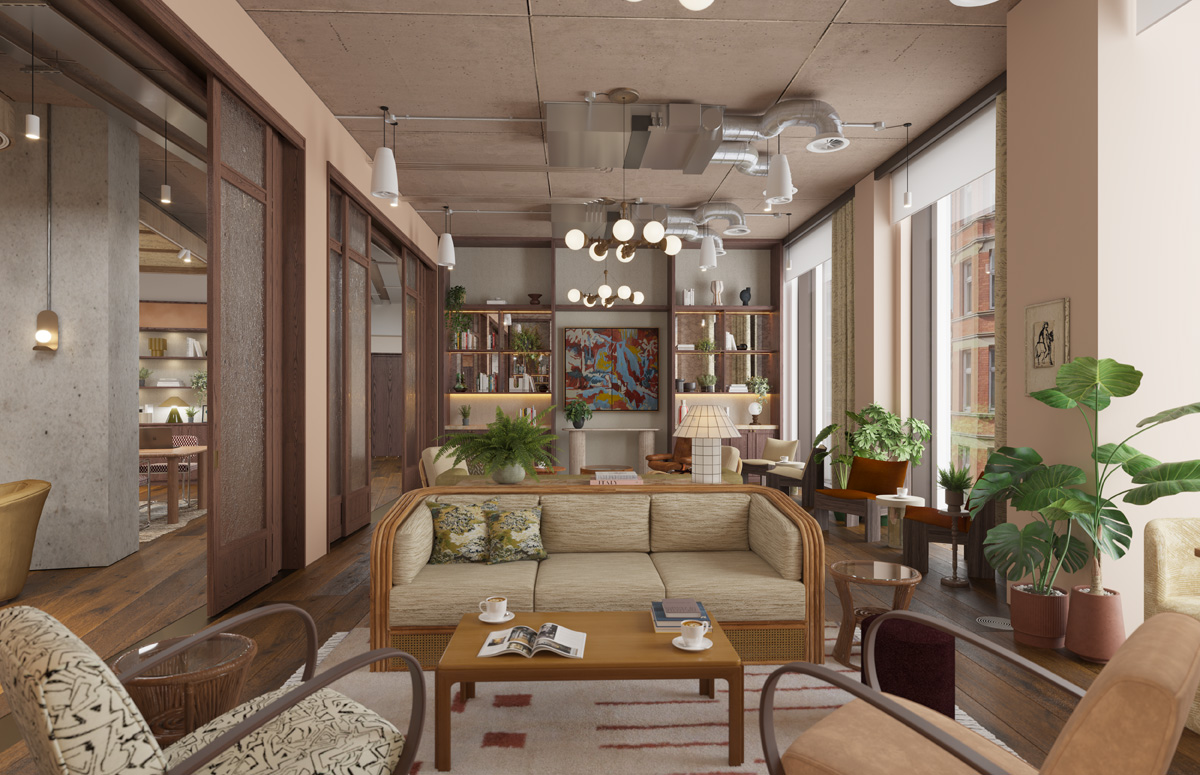 The Den, Members' Lounge at Maslow's Kensington