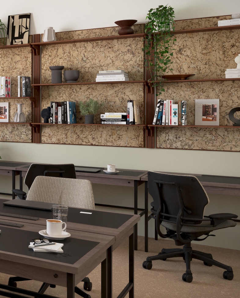 Maslow's Kensington Resident Desk - Design by Mehrai Design, CGI by Spectra Studies |
