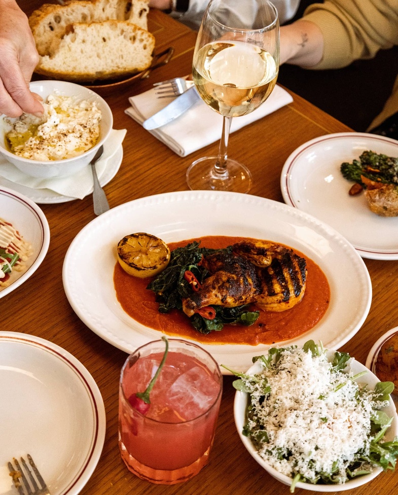 Dining at Mortimer House Kitchen Italian Restaurant Fitzrovia