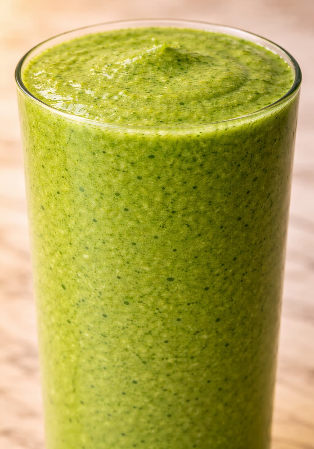 Avocado, Spinach, Apple Juice, Coconut Water, Lime, Hemp and Spirulina smoothie