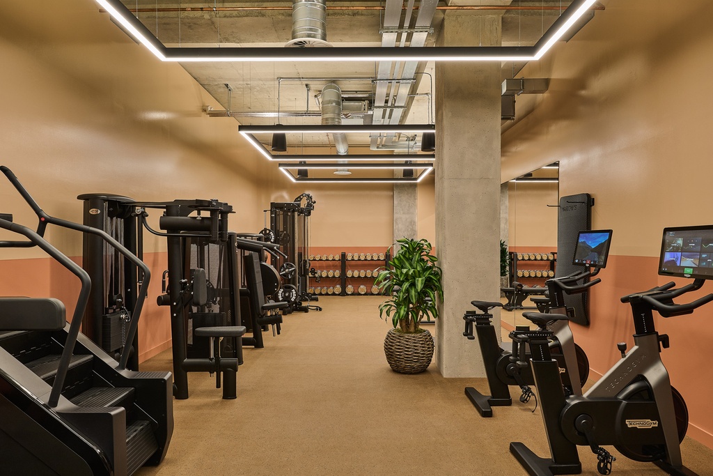Gym at Maslow's Kensington Members House London