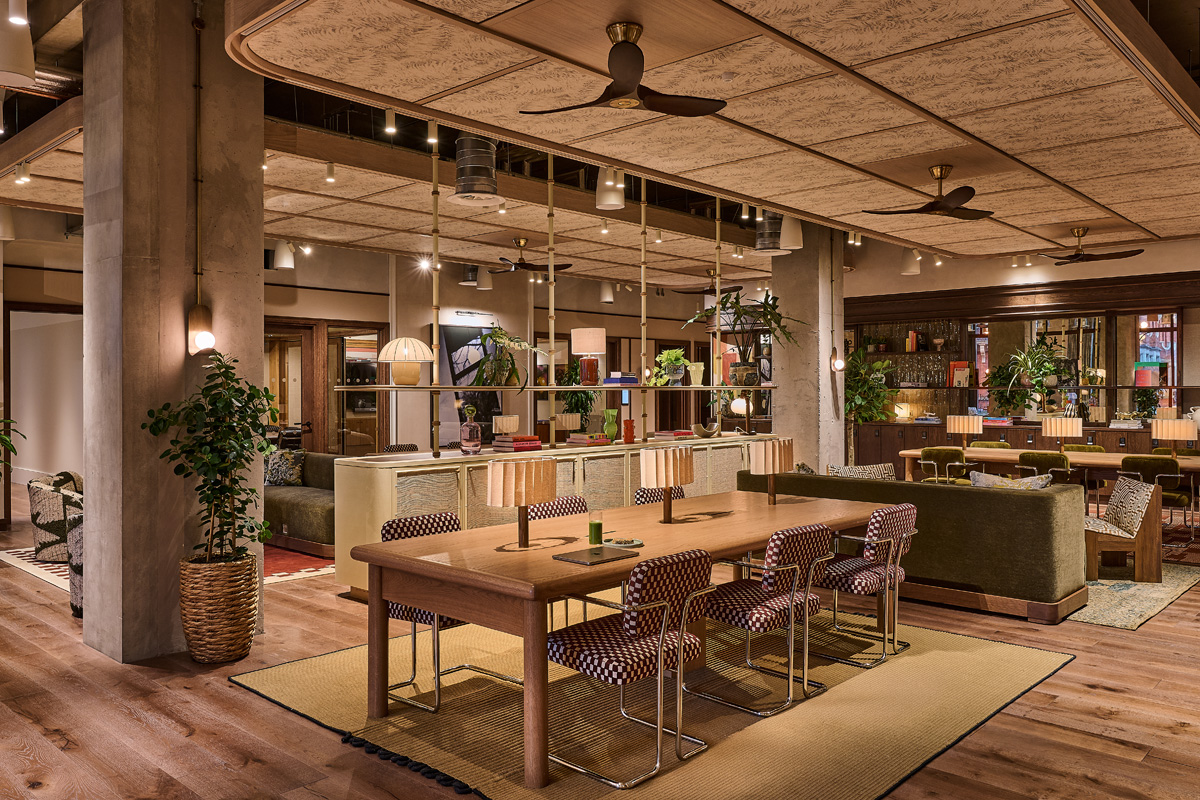 Shared Workspace - Living Room at Maslow's Kensington Members House London