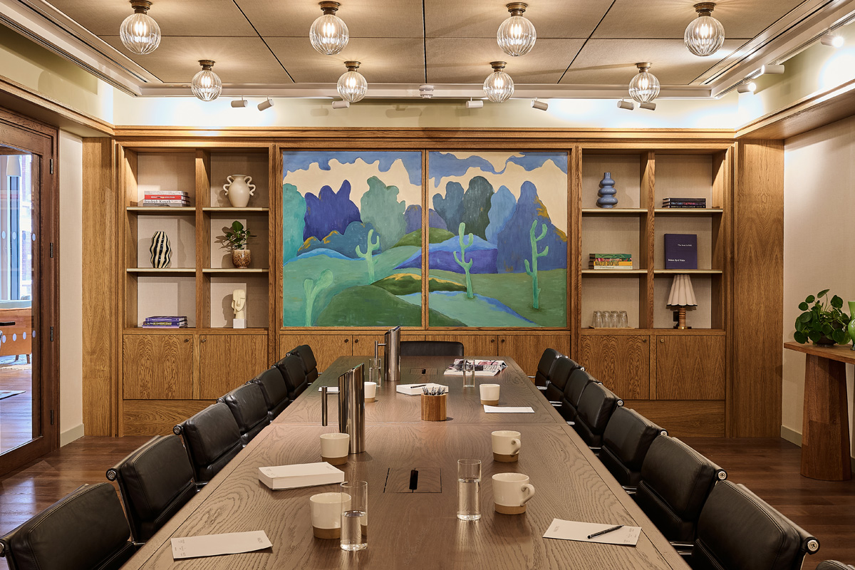 Meeting Room at Maslow's Kensington Members' House